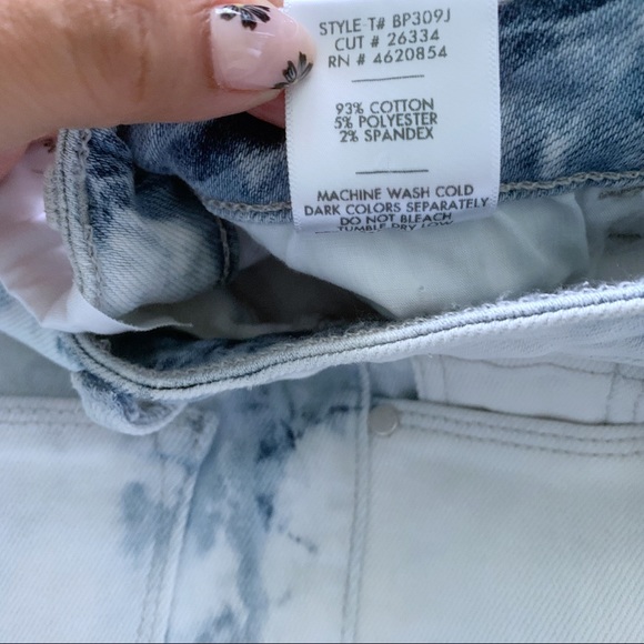 Just Black Denim Women’s Tie Dye High Waisted Slim Cropped Jeans - Picture 6 of 7